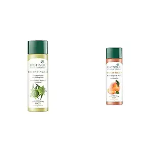 Biotique Bio Bhringraj Fresh?Growth Therapeutic Oil, 200ml And Biotique Bio Apricot Refreshing Body Wash, 190ml