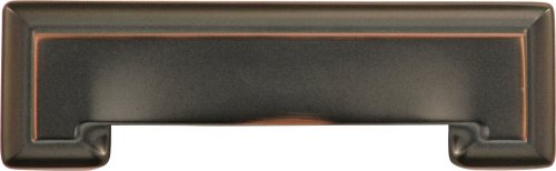 Hickory HardwareP3013-OBH Studio Collection Pull, Oil-Rubbed Bronze Hightlighted, 3 Inch and 96mm