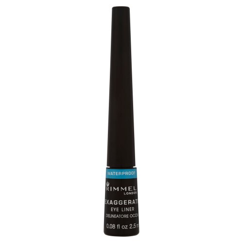 Rimmel Exaggerate Waterproof Liquid Eye Liner, Black