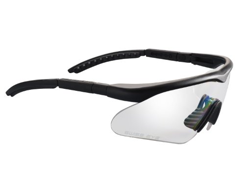 SWISS EYE Raptor Schutzbrille, Fassung -rubber black-, 3 Gläser, mit Antifog/Antiscratch [10161] - 2