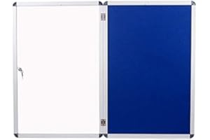 Display Genie Indoor Lockable Tamperproof Poster Display Noticeboard (1200x1200, Grey)