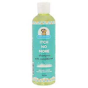 Papa Pawsome 250 ml Itch No More Shampoo Plus Conditioner, for Dogs Clean Coat, Fresh Coat,Softens,Conditions Enriched with Tea Tree Oil | Lemongrass Oil | Neem Extract | Aloe Vera Extract