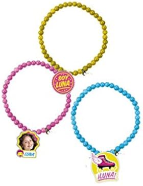 Armband Perlen mit Anhänger Soy Illustrated O Soy Luna–Disney offiziellen