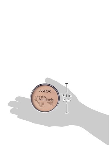 Astor Anti Shine Mattitude Powder, Farbe 3 Nude Beige, 1er Pack (1 x 14 g) - 4