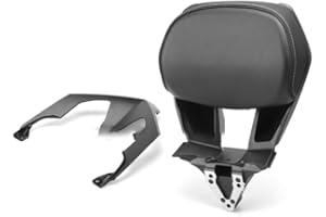 OTILLI Moto Sedile Posteriore Passeggero Tailstock Schienale Schienale Cuscino Pad Per Yamaha X-max 300 2018-2022 2021 2019(Linea bianca B)