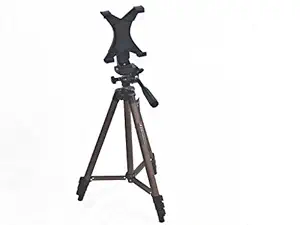 Techzere Camera Tripod with Universal Tablet Holder Mount for Tablets