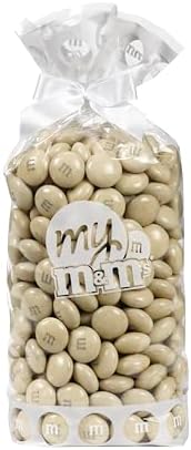 M&M'S COLLECTION Choco - Bonbon Chocolat au Lait Monocouleur - Sachet 300g Crème - Idéal pour DIY, Mariage, Anniversaire, Baptême, Gender Reveal, Saint-Valentin, Communion & Buffet de Bonbons