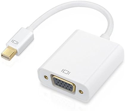 InVaFoCo Mini DP to VGA / Mini DisplayPort to VGA Converter Cable - Mini DP Male to VGA Female Adapter for Mac iMac Macbook Air/ Pro Surface Pro / Monitor / Projector / TV