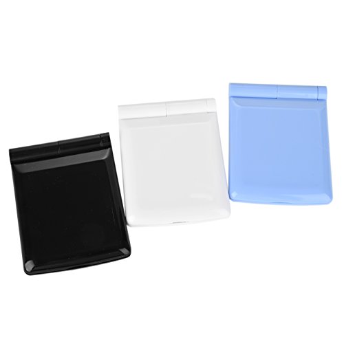 Newcomdigi Kosmetikspiegel Make-up Spiegel Schminkspiegel faltbar doppelseitig mit LED-Beleuchtung - 5