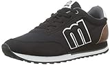 Composición: Lona MTNG Attitude 82600 - Zapatillas para Hombre, Pila America Negro C44858, 43 EU