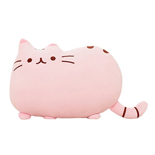 Weichem Plüsch Süße Katze Form Kissen kissenpolster Sofa Spielzeug Wohnkultur 5 Farbe (Pink)