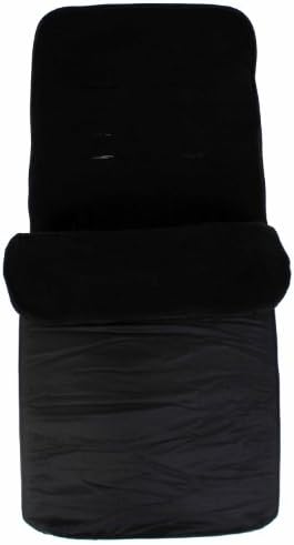 Baby Travel Essential Deluxe Snug Footmuff Cosytoes - Black/Black