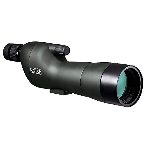 BNISE Telescopio Terrestre, Con Zoom Resistente al Agua 20-60x60, Lentes ópticas recubiertas FMC, con soporte para trípode, clip para cámara de teléfono móvil, cámara, clip para cámara