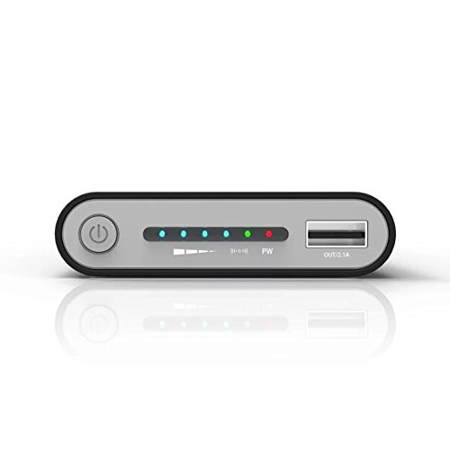 ULTRICS® Smart Powerbank mit Wireless-Ladegerät, 8000mAh Li-Polymer-Akku Qi Wireless-Ladekabel Tragbar Ultra-schlanke Handy externe Ladegerät für iPhone iPad Samsung Galaxy Nexus HTC Nokia Kamera und andere USB-Geräte - 8