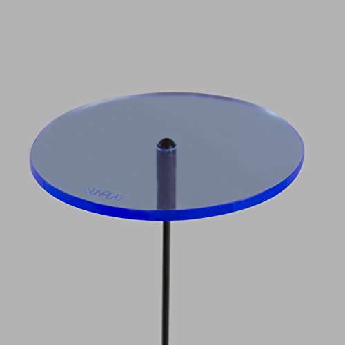 SUNPLAY „Sonnenfänger-Scheiben“ in BLAU, 10 Stück im Set, 5 Stück à 7 cm und 5 Stück à 10 cm Durchmesser + 35 cm Schwingstäbe - 2