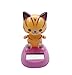 Produktbild Jamicy® Solar Pal Katze, Solarzelle Bewegliche Katze, Super süße Auto Armaturenbrett Spielzeug (Gelb)