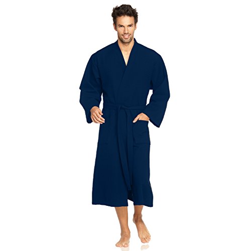 Preisvergleich Produktbild Vossen Damen & Herren Bademantel Wellington-L Marine XL