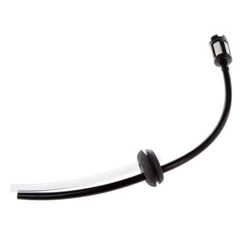 Gazechimp Universal Mäher Abbuschgerät Kraftstoffschlauch mit Filter Motorteil Motorsense Schwarz - 3