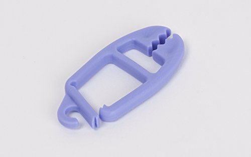 15 Stück SUPI Sockenklammern Sockenclip Sockensortierer Sockenhalter Farbe (violett) - 2