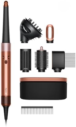 Dyson Airwrap i.d.™ styler asciugacapelli - Ricci e molto ricci (Seta Ambrata/Champagne Rosa)