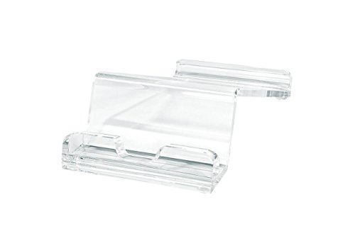 Wedo 601716 Universal Tablet Ständer (Cristallic, mit Haftung) glasklar