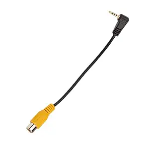 Unique 2.5mm Stereo Male Plug to 1 RCA Female Jack Video Adapter Converter Cable