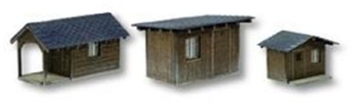 Preisvergleich Produktbild 66804 - NOCH - SchrebergartenSet(3-teilig), 3 Gartenhäuser