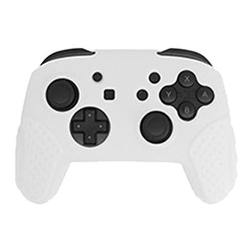 Preisvergleich Produktbild Fcostume Weiche Tarnung Silikonhülle Schutzhülle für Playstation Switch Pro (Weiß)