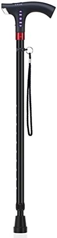 Walking Canes Lightweight Height Adjustable Digital Broadcasting LED Lighting Multifunction Walking Sticks For Old Man