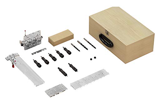 Sablon ajustable Minifix/rafix & estantería & tacos plantilla Set 3/4 "(18  19 mm) y 5/8" (15  16 mm) paneles