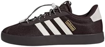 adidas Donna VL Court 3.0 Shoes, Aurora Coffee/off White/Gold Met., 39 1/3 EU