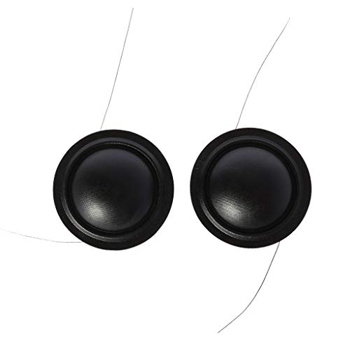 GROOMY Hochtöner-Coil-Seidenmembran (2er Pack), 25.5mm Hochtonlautsprecher Reparaturzubehör