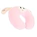 Produktbild Lounayy Kissen Adult Multifunktionale Arbeitsspeicher Baumwolle Büro Basic Mode Nackenkissen Flugzeug Reisekissen Portable U Typ Halskissen Green (Color : Pink, Size : One Size)