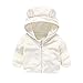 Produktbild HUIHUI Kinder Baby Kleidung, Mantel Slim fit jacken Mädchen Jungen Winter kurz Warme Outwear (Weiß,0.5-1Jahre)