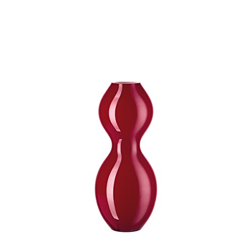 Leonardo Glas Vase Coco, 32 cm, rot