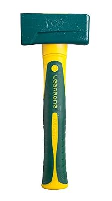 Leborgne Massette Batipro, 3 fonctions, Acier au carbone forgé et trempé, Manche ergonomique tri-matière, Poids: 1,2 kg (fer)