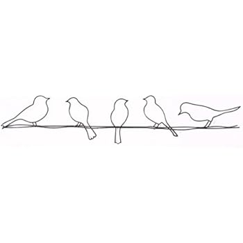 Graham Brown 41 221 Décoration Murale En Métal Oiseaux Sur Un Fil