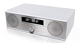 Komplettlösung für alle Hörbedürfnisse: Ausgestattet mit neuster DAB + -Technologie: Radio-Tuner ist weitaus effizienter als Standard-DAB, Empfängt besseres Signal, greift auf mehr Sender zu, Höhere Qualität