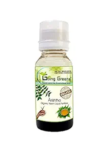 Going Greens Arishtha Organic Cold Pressed Pure Neem Oil for Plants & Garden with Free Measuring Cup - 25 ML