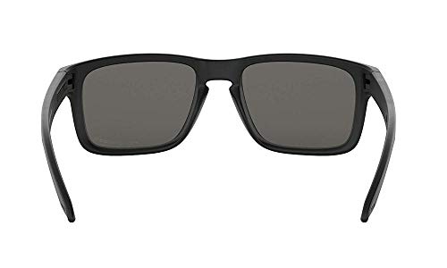 Oakley Sonnenbrille Holbrook, Gafas de Sol Polarizadas Unisex, Negro (Matte Black/Emerald Iridium Polarized), Talla única - OAKLEY