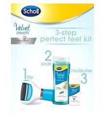 Scholl Velvet Smooth Pedi 3-Step Perfect Feet Kit