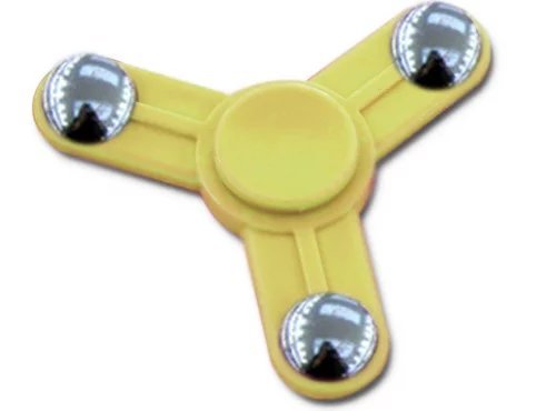 Tri-Spinner Fidget EDC ADHD Focus Toy Ceramic Bearing Stress Reducer High Speed 3-5 Min Spins for Kids & Adults Hand Killing Time Steel Ball Plastic Materia Stress Reducer ADD ADHD And EDC Focus