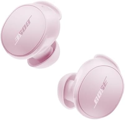Bose QuietComfort Earbuds Auricolari Wireless Bluetooth con Cancellazione del Rumore Attiva, Microfono, Durata della Batteria Fino a 8,5 Ore, Deep Bass, IPX4, Rosa floreale - Edizione limitata