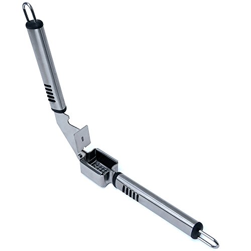 Knoblauchpresse Zwiebelpresse Ingwerpresse Fruchtpresse Gemüsepresse Edelstahl - 3