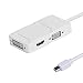 Produktbild Cyond 3-in-1 Mini Displayport-Konverter-Kabel zu DVI VGA HDMI Für Mac Book, Mac Book Pro oder Mac Book Air