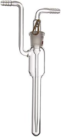 juler Glassware Labware Analytical Chemistry Sampling bottle large package type formaldehyde sampling bubble absorption bottle air sampling large bubble absorption tube,Transparent,One Size