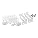 Dreambaby Pack of 6 Socket Covers and 4 Safety Catches (White)
