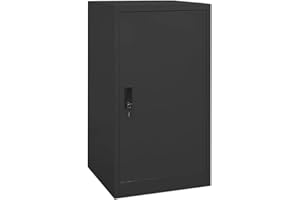 vidaXL Armadio Porta Sella Antracite 53x53x105 cm in Acciaio