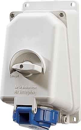 Preisvergleich Produktbild Mennekes – Basis Schuko + Schalter Referenz 10801