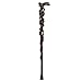 Produktbild GAOYANG Redwood Cane Walking Stick Ältere Solid Wood Root Cane Krücken Ältere Pfirsich Cane Geschnitzt Schwarz Palisander (Stoff : Wings Wood)